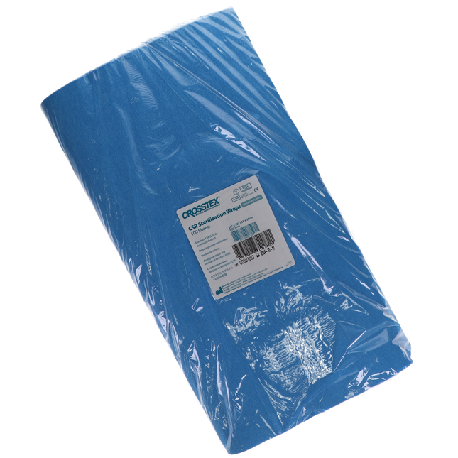 CSR Sterilization Wraps, 20 x 20 in, Blue, 500/Pk, SW20-CS