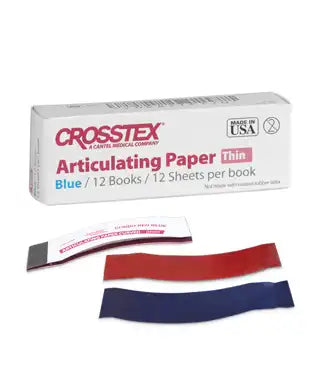 Crosstex - Articulating Paper Thick Blue 144/Sheets