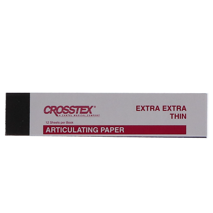 Articulating Paper Pre-Cut Strip, XX-Thin, 32 microns, Blue, 144/Box, TPXXT