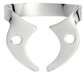 Hygenic Rubber Dam Clamp, Gloss Finish, # W7, Wingless, 1/Pk, H02765