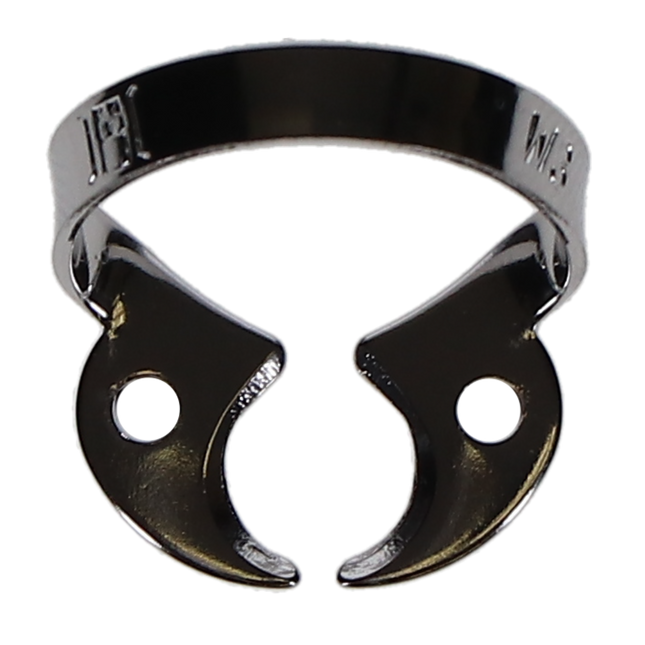 Hygenic Rubber Dam Clamp, Gloss Finish, # W3, Wingless, 1/Pk, H03814