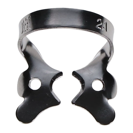 Coltene - Hygenic #2A Winged Premolars and Upper Incisors Metal Rubber Dam Clamp, Single