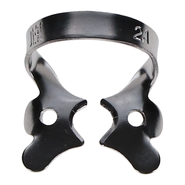 Coltene - Hygenic #2A Winged Premolars and Upper Incisors Metal Rubber Dam Clamp, Single