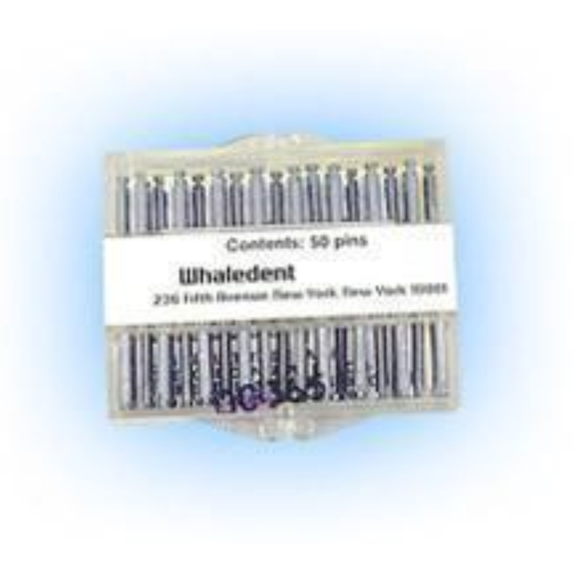 Thread Mate System Link Pins, Gold-Plated Stainless Steel, Single-Shear, Minikin Bulk Kit, 0.017", Red, 50/Pk, L512