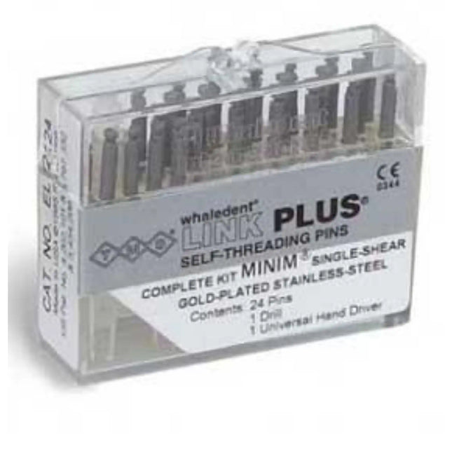 Coltene - TMS Link Plus L-722 Minim Silver, Bulk .021" / .525 mm Gold-Plated stainless