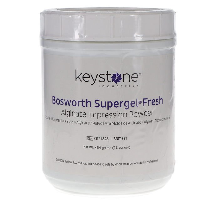 Supergel Fresh Alginate Impression Material, Fast Set, Canister, 1 lb, Berry Cherry, 1/Pk, 921823