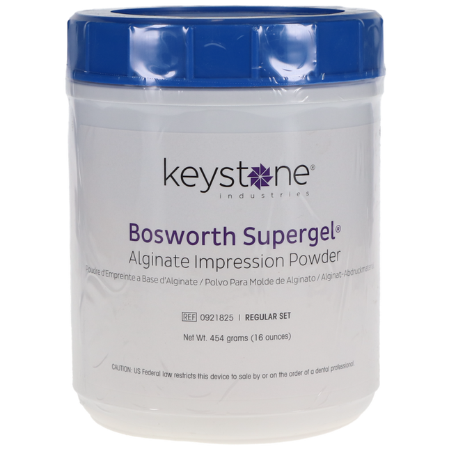 Supergel Alginate Impression Material, Regular Set, Can, 1 lb, 1/Pk, 921825