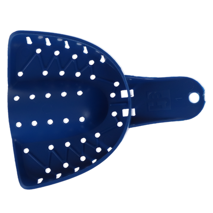 Tray Aways Disposable Plastic Impression Trays, Perforated, # 1, Large, Upper, 12/Pk, 921884