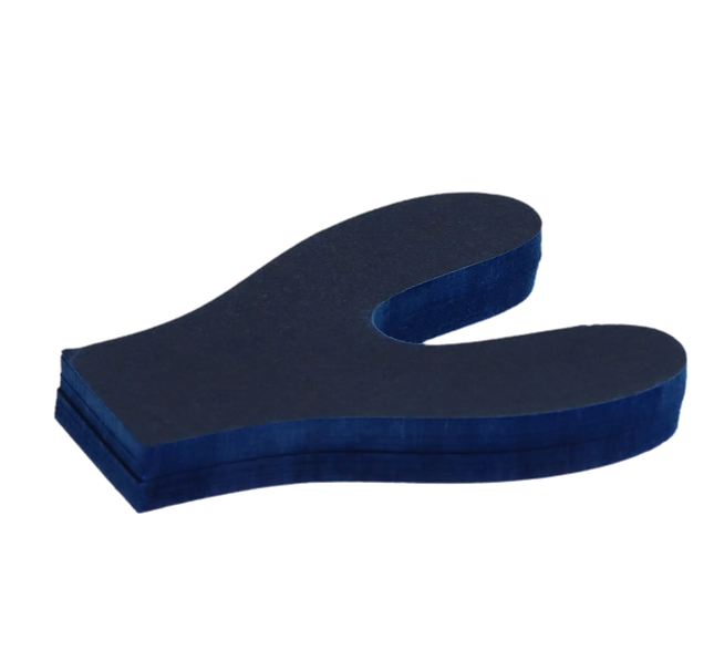 Bausch - Articulating Paper Horseshoe StripsBlue 50/pk