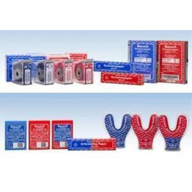 Bausch - Articulating Paper Rolls Red 16mm X 15mm