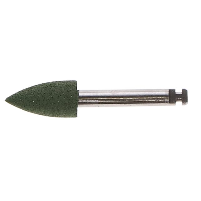 CeraGlaze Polishers, Pre-Polishing, RA, Flame, 5 mm, Coarse, Green, 3/Pk, P332-3