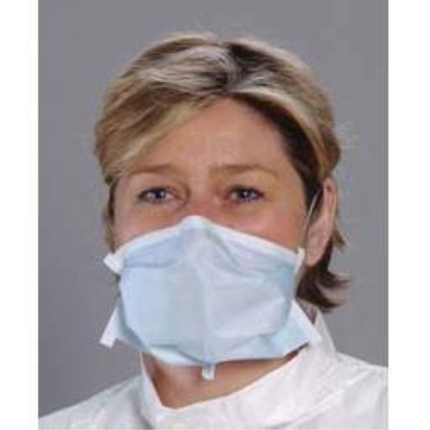 Critical Cover PFL Headband Face Masks, with Retention Band, Blue, 50/Pk, 608