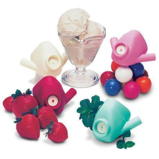 Personal Inhaler Plus Nasal Hoods, Medium, Sassy Strawberry, 24/Pk, 33016-11