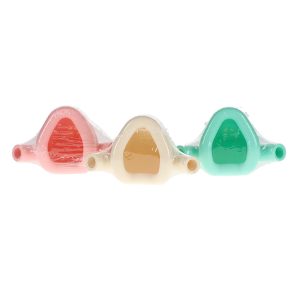 Personal Inhaler Plus Nasal Hoods, Medium, Variety Pack 3, Mint, Peach, & Vanilla, 24/Pk, 33016-3