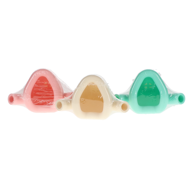 Personal Inhaler Plus Nasal Hoods, Medium, Variety Pack 3, Mint, Peach, & Vanilla, 24/Pk, 33016-3