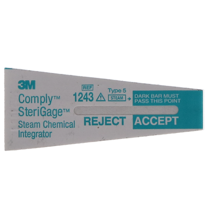 Comply SteriGage Chemical Integrators Steam, Class 5, 2" x 0.75", 500/Pk - 1243A