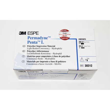 Permadyne Penta, Light Body, Regular Set, Refill, Blue, 1/Pk