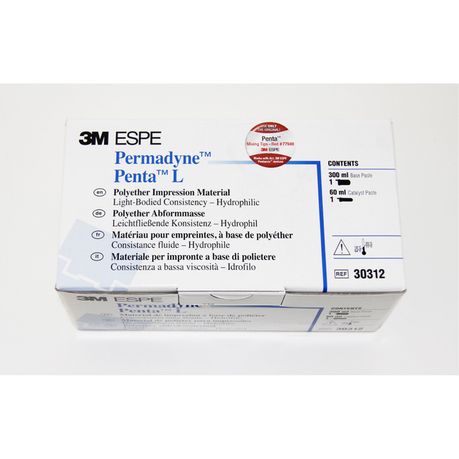 Permadyne Penta, Light Body, Regular Set, Refill, Blue, 1/Pk