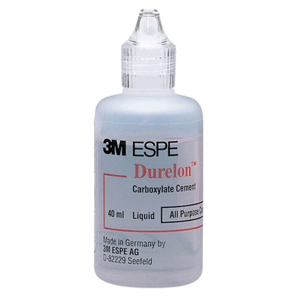 Durelon Carboxylate Luting Cement, Triple Liquid Refill, 40 ml, 1/Pk