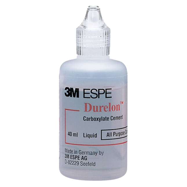 Durelon Carboxylate Luting Cement, Triple Liquid Refill, 40 ml, 1/Pk