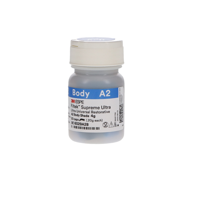 Filtek Supreme Ultra, Capsule Refill, 0.2 g, Body, A2, 20/Pk