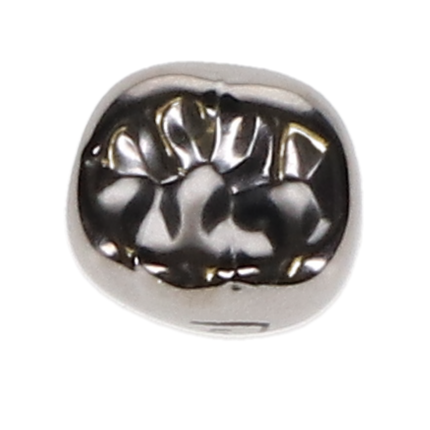 Ion Nichro Stainless Steel Molar Crowns, First Permanent Molar, # 5 Lower Right, 5/Pk, 6LR5