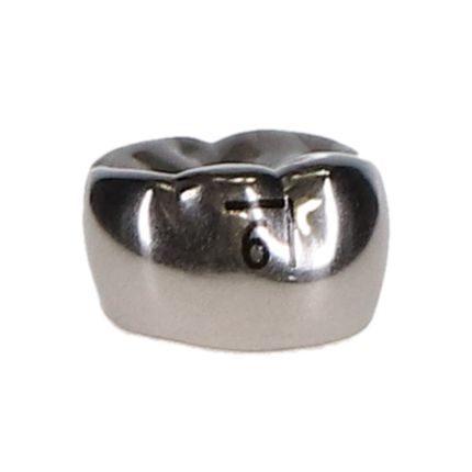 Ion Nichro Stainless Steel Molar Crowns, First Permanent Molar, # 6 Lower Right, 5/Pk, 6LR6