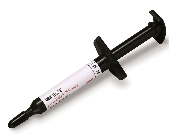 RelyX Light Curing Resin Veneer Cement, Syringe Refill, 3 g, A1 Light Yellow, 1/Pk, 7614A1