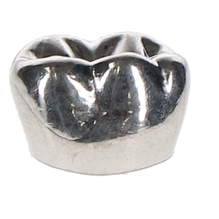 Iso-Form Preformed Tin-Silver Crowns, Adult, First Molar, # 65 Lower Left, 5/Pk, L65
