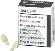 Polycarbonate Crowns, Adult, Short Lower Incisor, # 66, Universal Shade, 5/Pk, P66