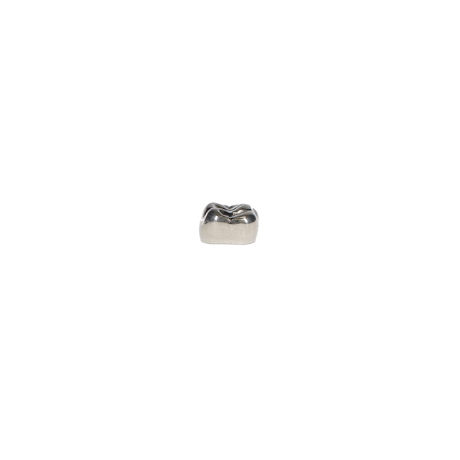 Iso-Form Preformed Tin-Silver Crowns, Adult, First Molar, # 62 Upper Right, 5/Pk, U62