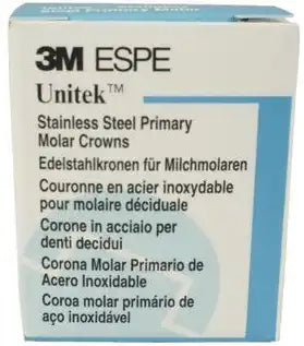 3M Unitek Crowns SS 1st Perm Mol UL1 900311 5/Bx