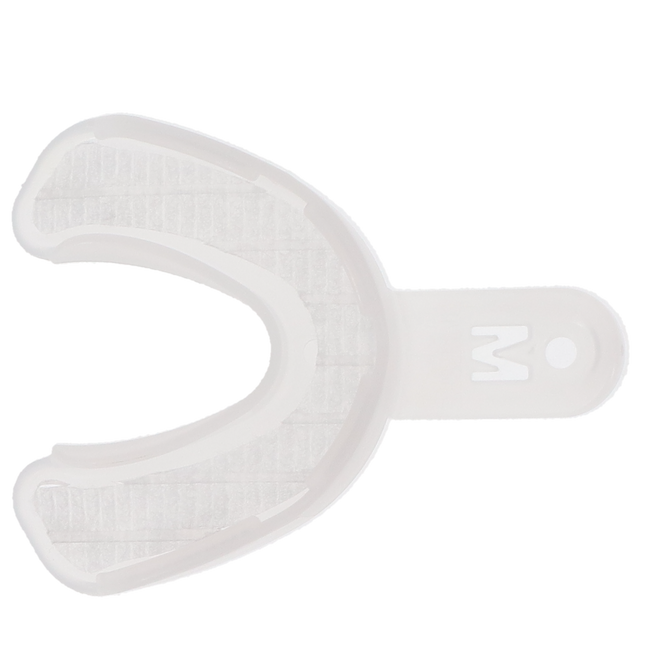 Directed Flow Disposable Plastic Impression Trays, Refill, Medium, Lower, 10/Pk