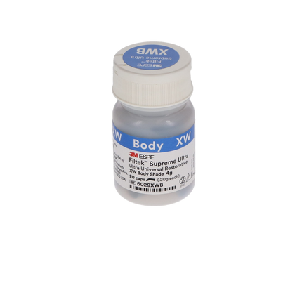 Filtek Supreme Ultra, Capsule Refill, 0.2 g, Body, Extra White, 20/Pk