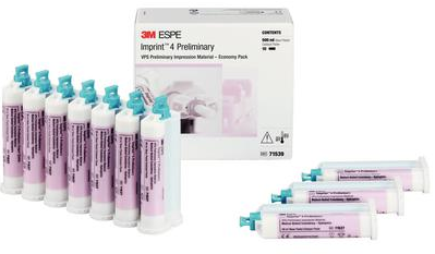 Imprint 4 Preliminary VPS Cartridge, Economy, Regular Set, 50 ml, 10/Pk, 71539