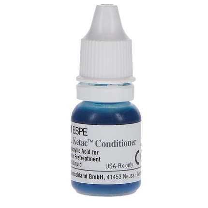 Ketac Conditioner, 25% Polyacrylic Acid, Liquid Refill, 10 ml/Bt, Blue, 1/Pk