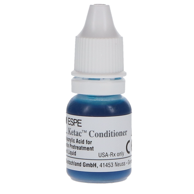 Ketac Conditioner, 25% Polyacrylic Acid, Liquid Refill, 10 ml/Bt, Blue, 1/Pk