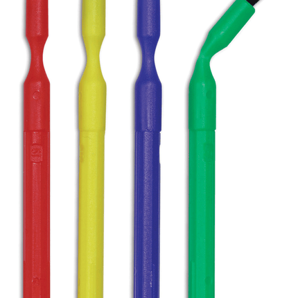 Benda Brush Single-Ended Applicators, Big Box, Regular, Red, 576/Box, 370501