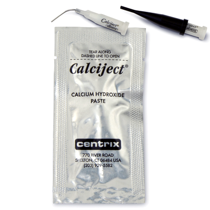 Calciject Calcium Hydroxide Temporary Sealing Paste with 0.2 g Tips, 24/Pk, 320003
