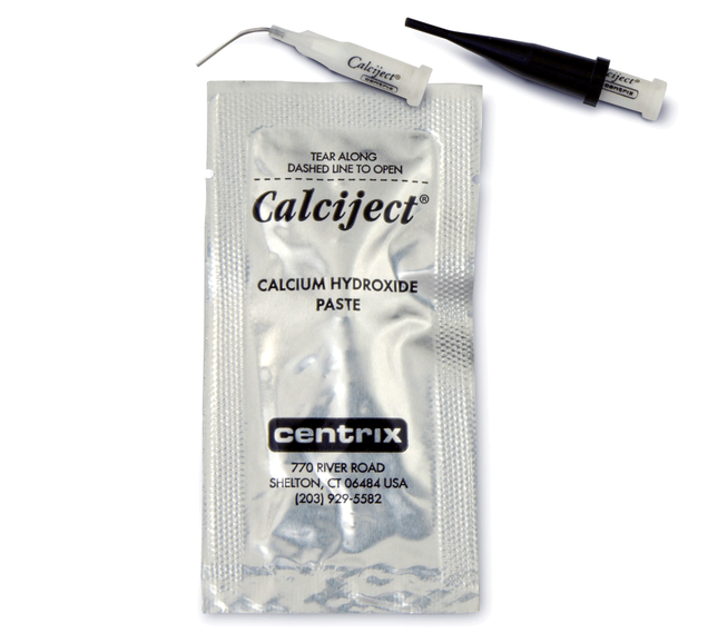 Calciject Calcium Hydroxide Temporary Sealing Paste with 0.2 g Tips, 24/Pk, 320003