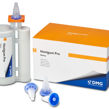 Honigum Automix VPS Impression Material, Cartridge Pack, Light Body, Quad Fast Set, 25 ml, Honey, 4/Pk, 999639