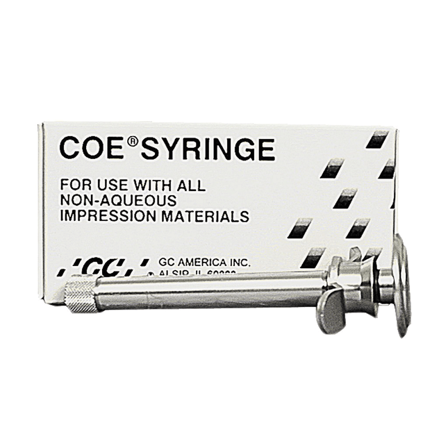 COE Aluminum Impression Syringe, Complete Pack, 1/Pk