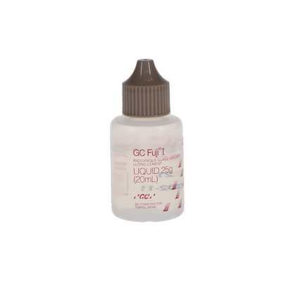 Fuji I Radiopaque Glass Ionomer Luting Cement, Liquid Refill, 20 ml, 1/Pk