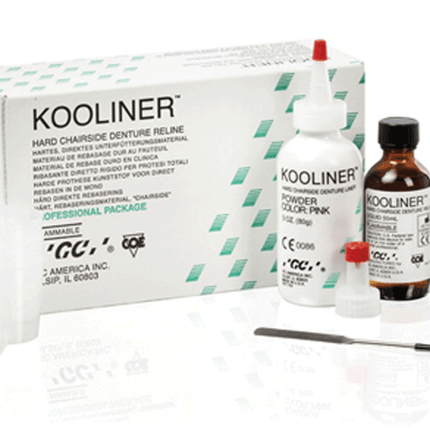 Kooliner Chairside Hard Denture Reline Material, Powder Refill, 3 oz, 1/Pk