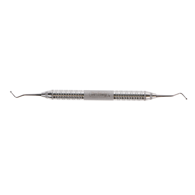 Excavator, Spoon, Double-End, # 6 Satin Steel Handle, # 18, 1/Pk, EXC186