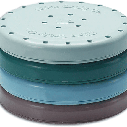 Bur Block Magnetic 8 Hole Round Lilac