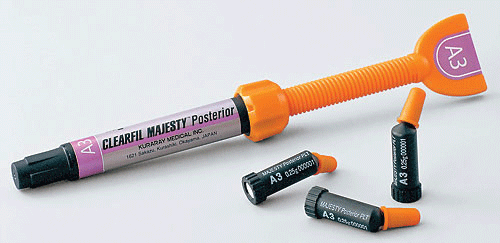 Clearfil Majesty Posterior Resin Composite, Light-Cure, Syringe Refill, Universal Viscosity, 4.9 g, A2, 1/Pk, 2581KA