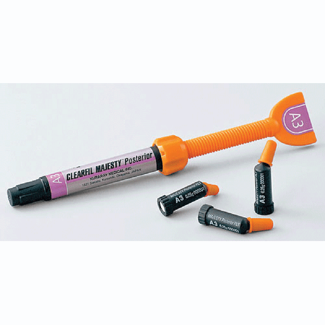Clearfil Majesty Posterior Resin Composite, Light-Cure, Syringe Refill, Universal Viscosity, 4.9 g, A3, 1/Pk, 2582KA