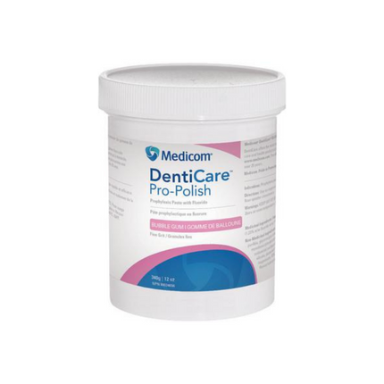DentiCare, Pro-Polish, Prophy Paste Jars, 340 g, Fine, Bubblegum, 1/Pk, 10031-FBGUN