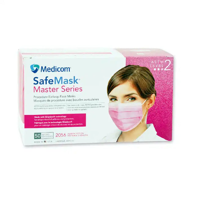 Medicom - Safe Mask Master Series Level 2 Azalea 50/Box